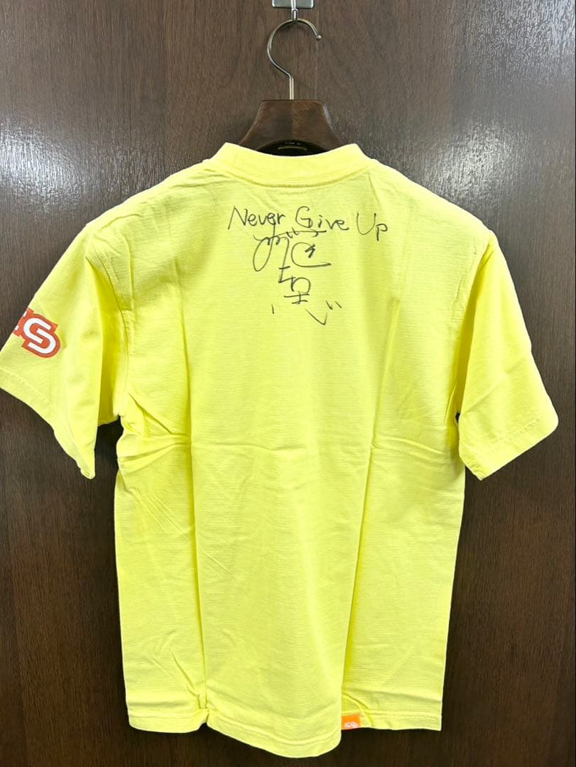 桜庭和志★髙田道場　SAKU Tシャツ イエロー 本人サイン入り