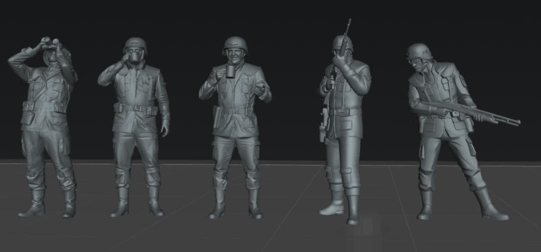 兵士、小物　95個