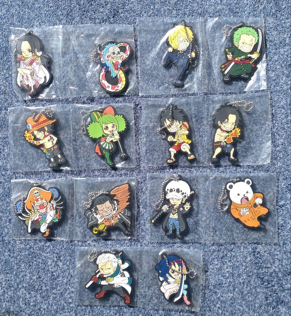 ワンピース一番くじ ラバーアソート、 ラバートレイ計56点セット