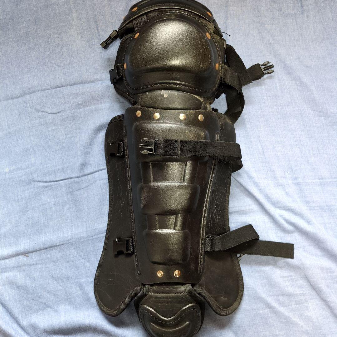 硬式ミズノキャッチャー防具セット 紺 ヘルメット付き