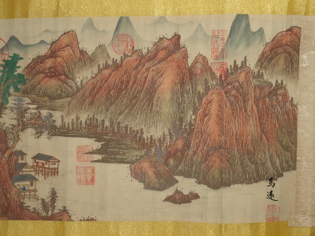 中国宋時代の掛軸　激安骨董品　肉筆保証　博物館保管品 BD365A11-6