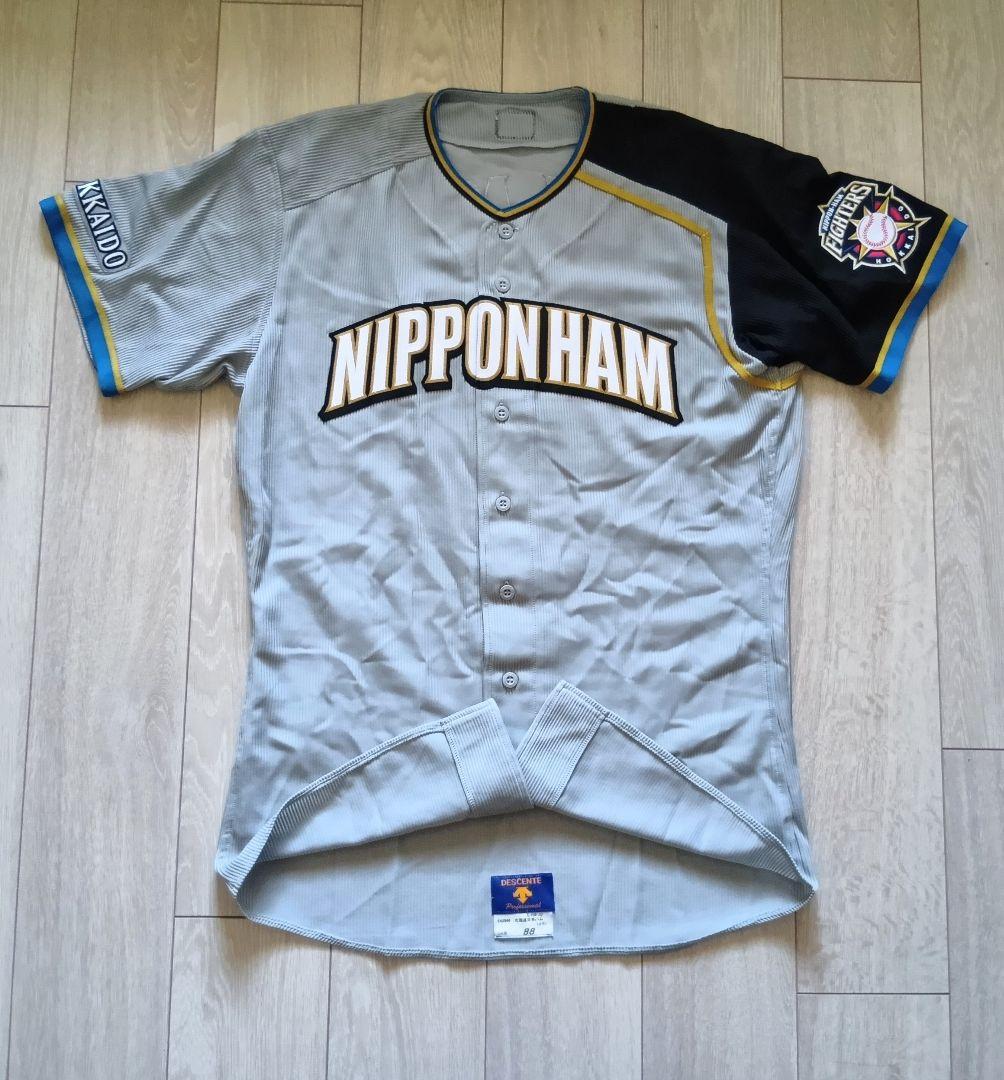 【実使用　サイン　証明付】日本ハム　ヒルマン　ユニフォーム　デサント　本人サイズ