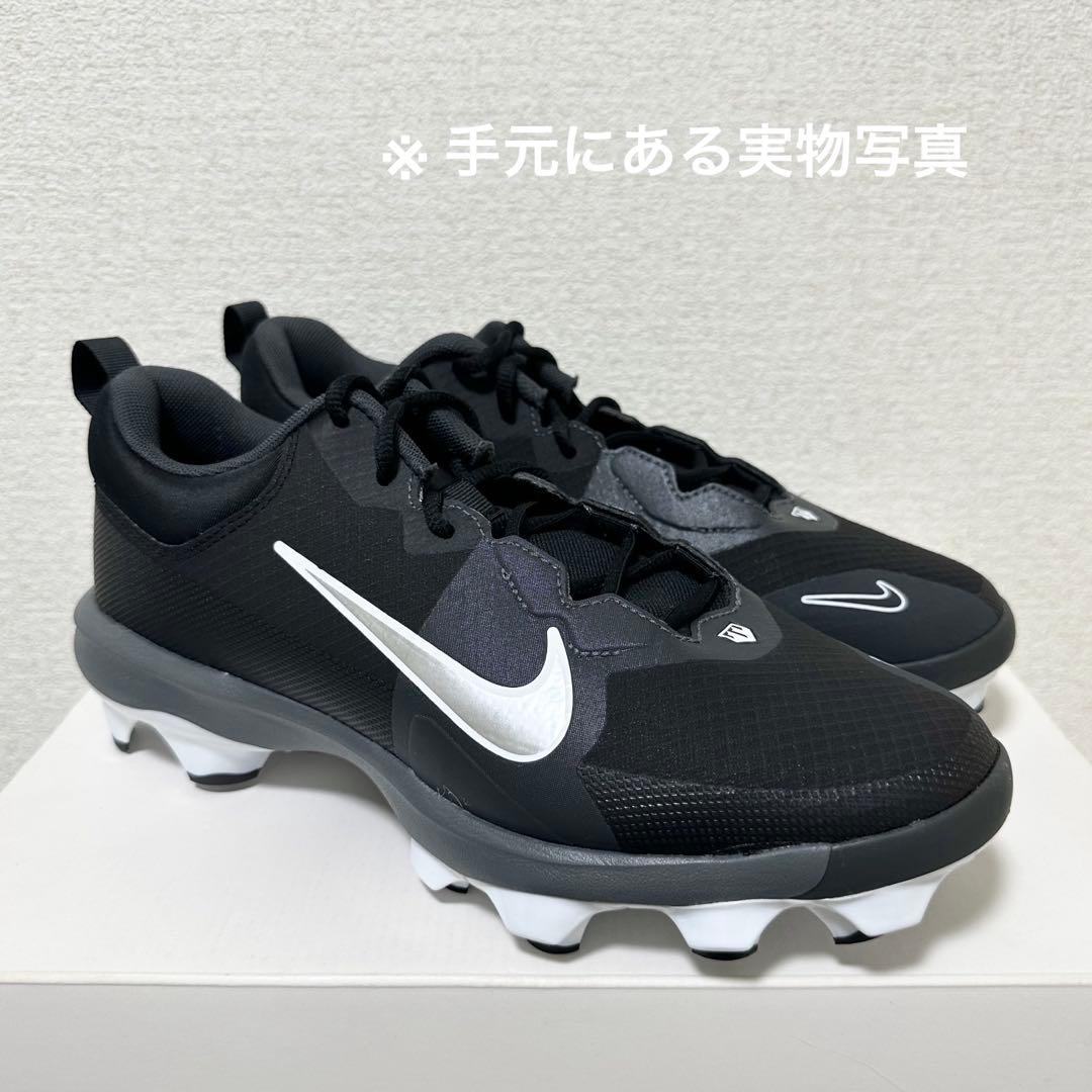 ナイキ フォース トラウト プロ 28 野球 スパイク 靴 シューズ 黒