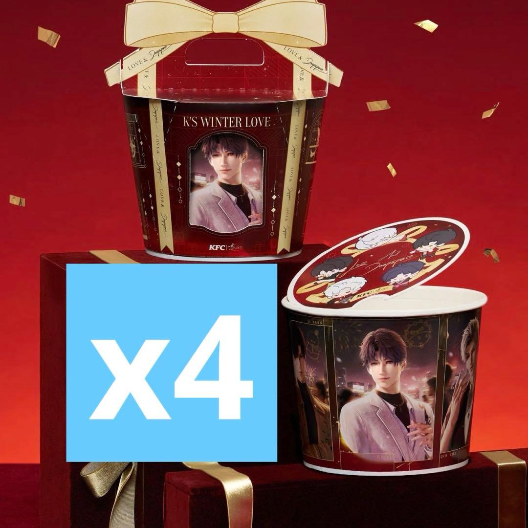 恋と深空　KFC限定　ケンタッキー　フィギュア　紙類