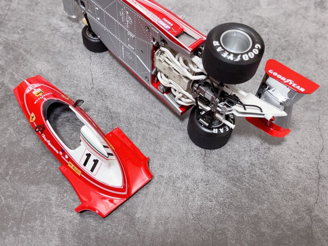 エグゾト 1/18 フェラーリ 312T イタリアGP 優勝　ミニカー