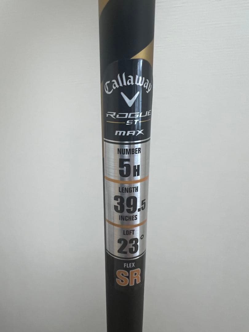 Callaway Rogue ST MAX UT5番 SR 純正ヘッドカバー付き