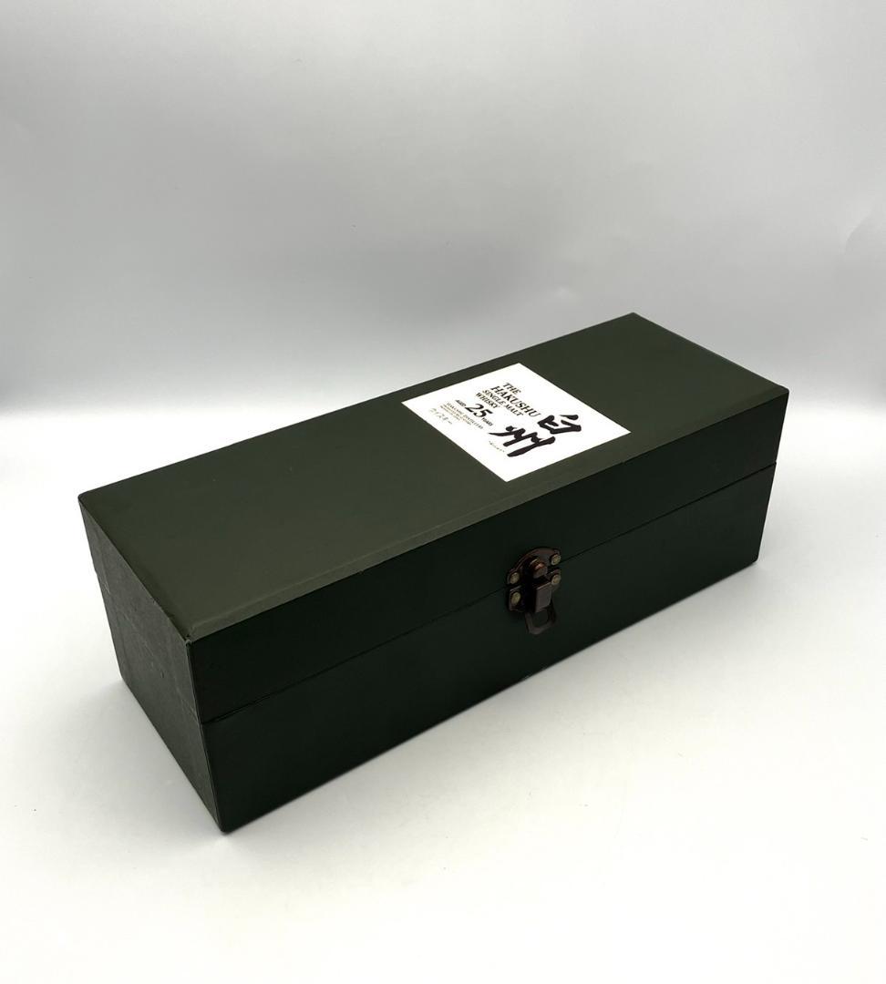 【未開栓】美品 サントリー 白州 25年 シングルモルトウイスキー