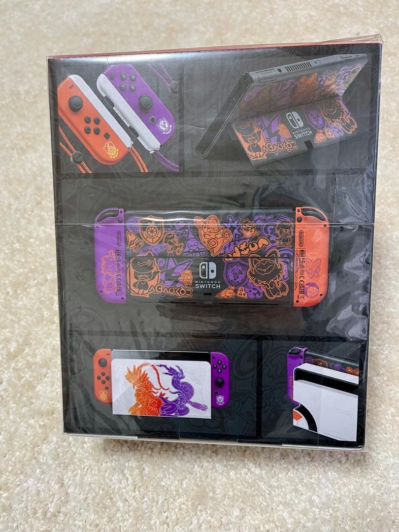 新品、未開封品‼️Switch Nintendo 有機ELモデルスカーレット・バ…