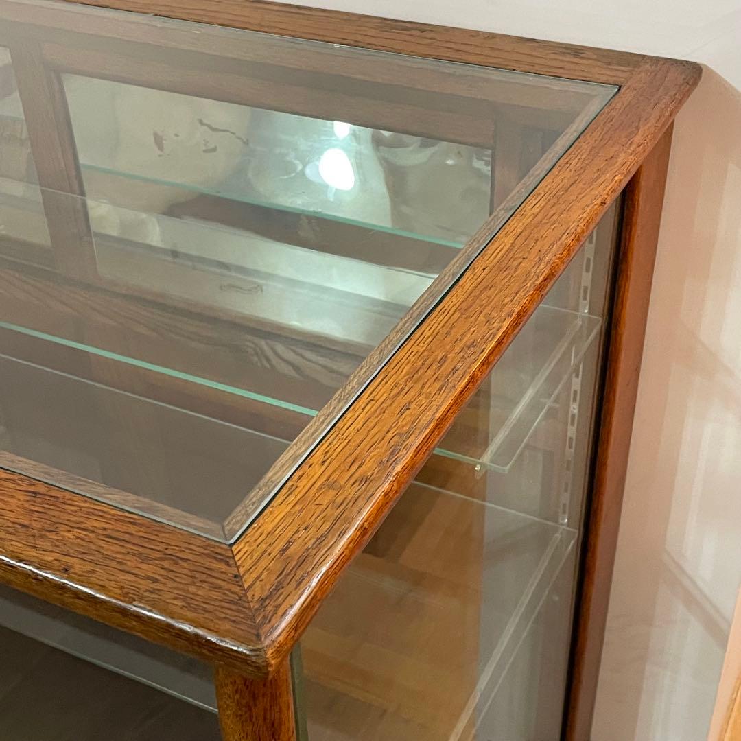 ￼アンティーク家具　ガラスショーケース