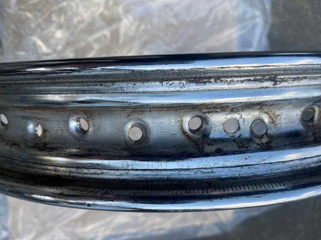 18インチ　コンベンショナルリム ハーレー　ショベル　パン　ナックル