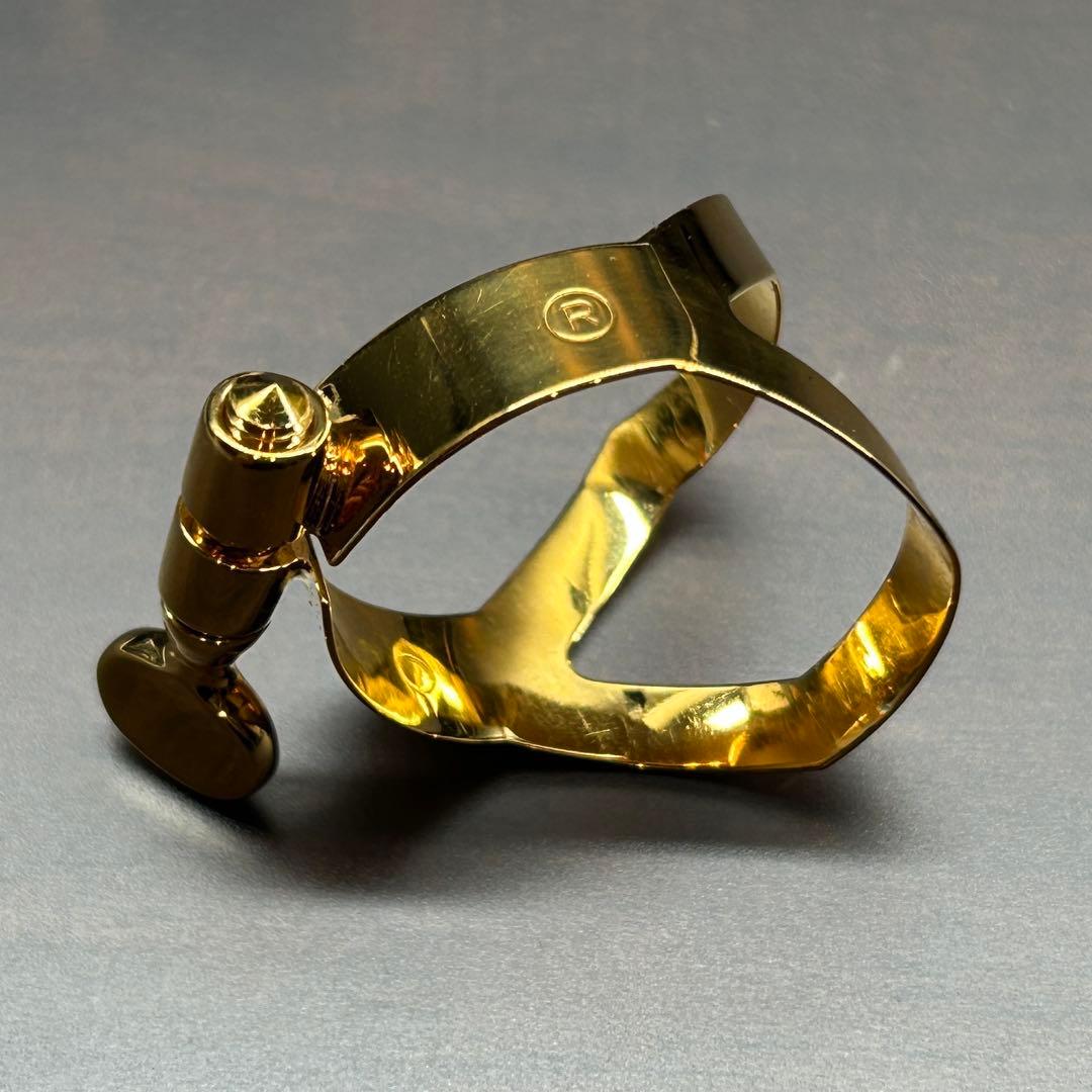 SELMER アルトサックスリガチャー 金メッキ 中古美品