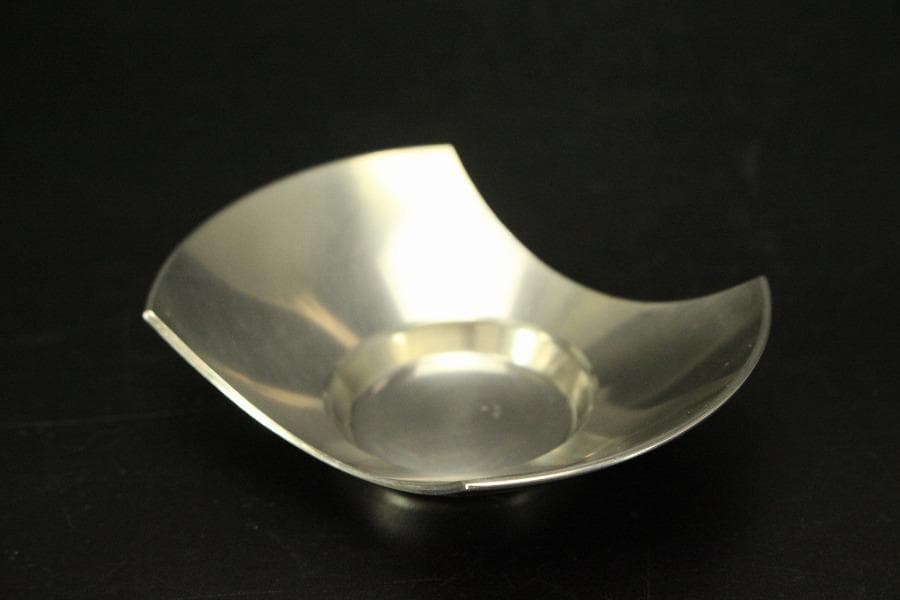 煎茶 蔵苑作 錫 茶入 茶托 瓶敷 まとめて (LC812)