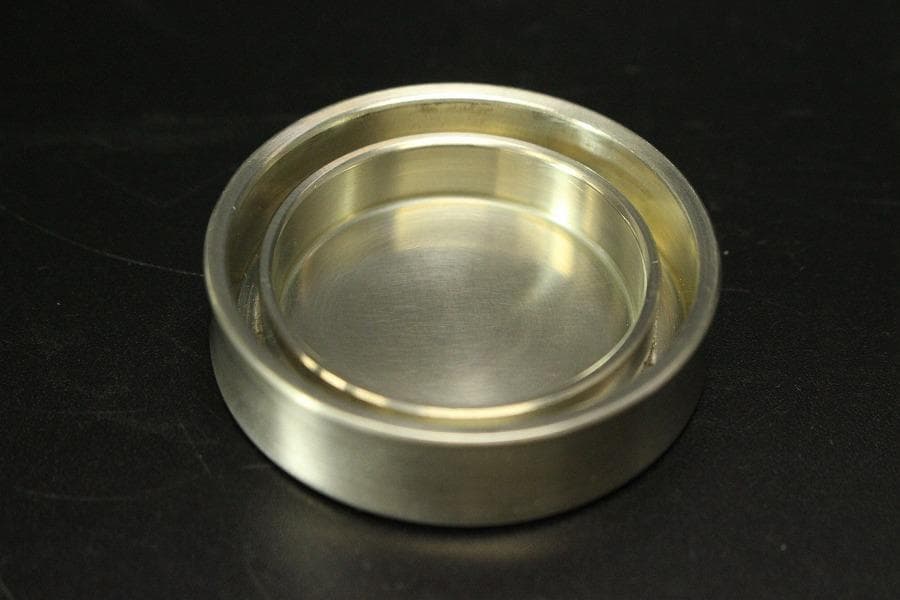 煎茶 蔵苑作 錫 茶入 茶托 瓶敷 まとめて (LC812)