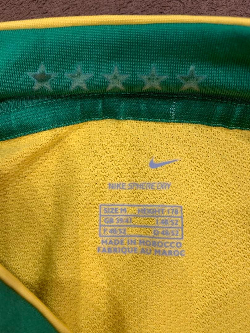 NIKE ブラジル代表 06/07 ホーム ユニフォーム/ゲームシャツ Mサイズ