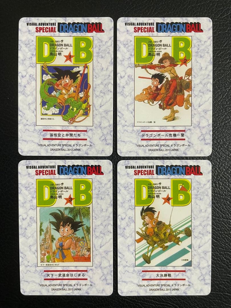 ①孫悟空修業編　56枚　ドラゴンボール表紙扉絵　キラカード