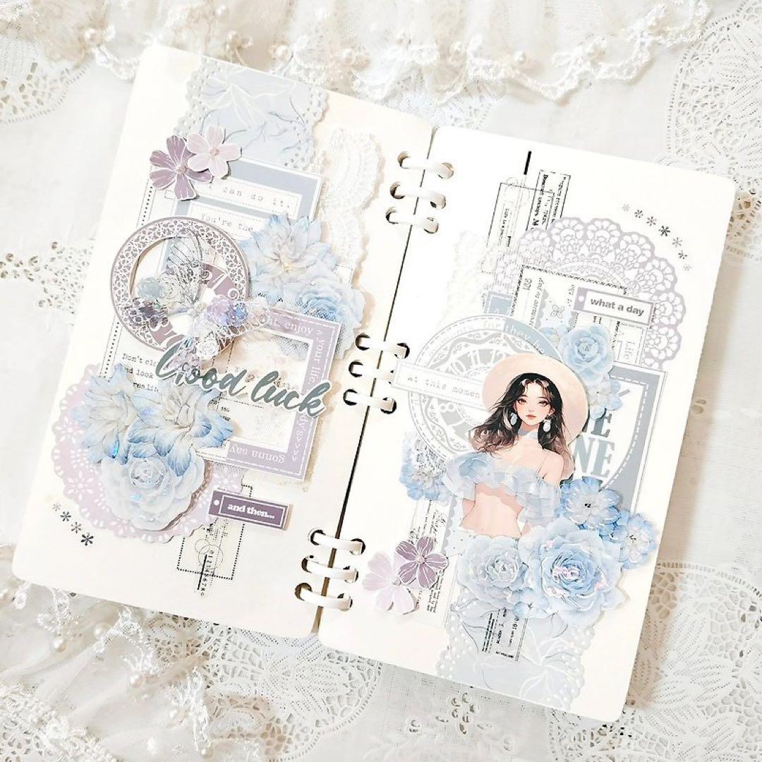 コラージュ素材　紙もの　素材紙　【1824】