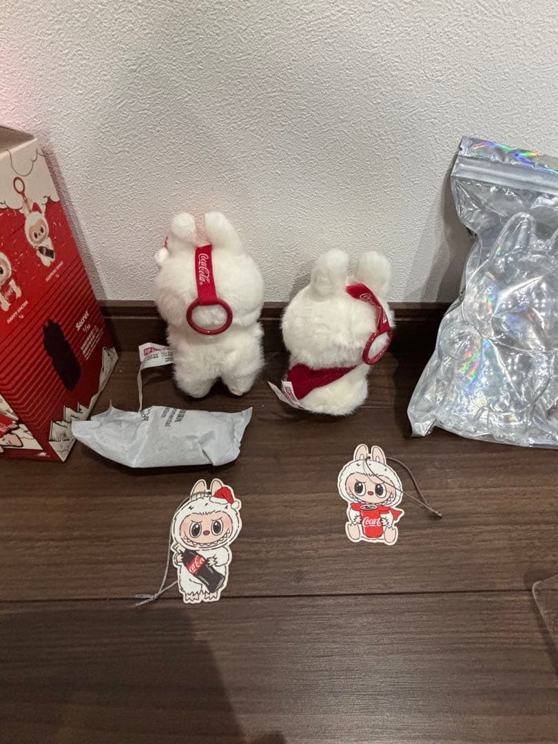 ラブブ コカコーラ缶と瓶 LABUBU