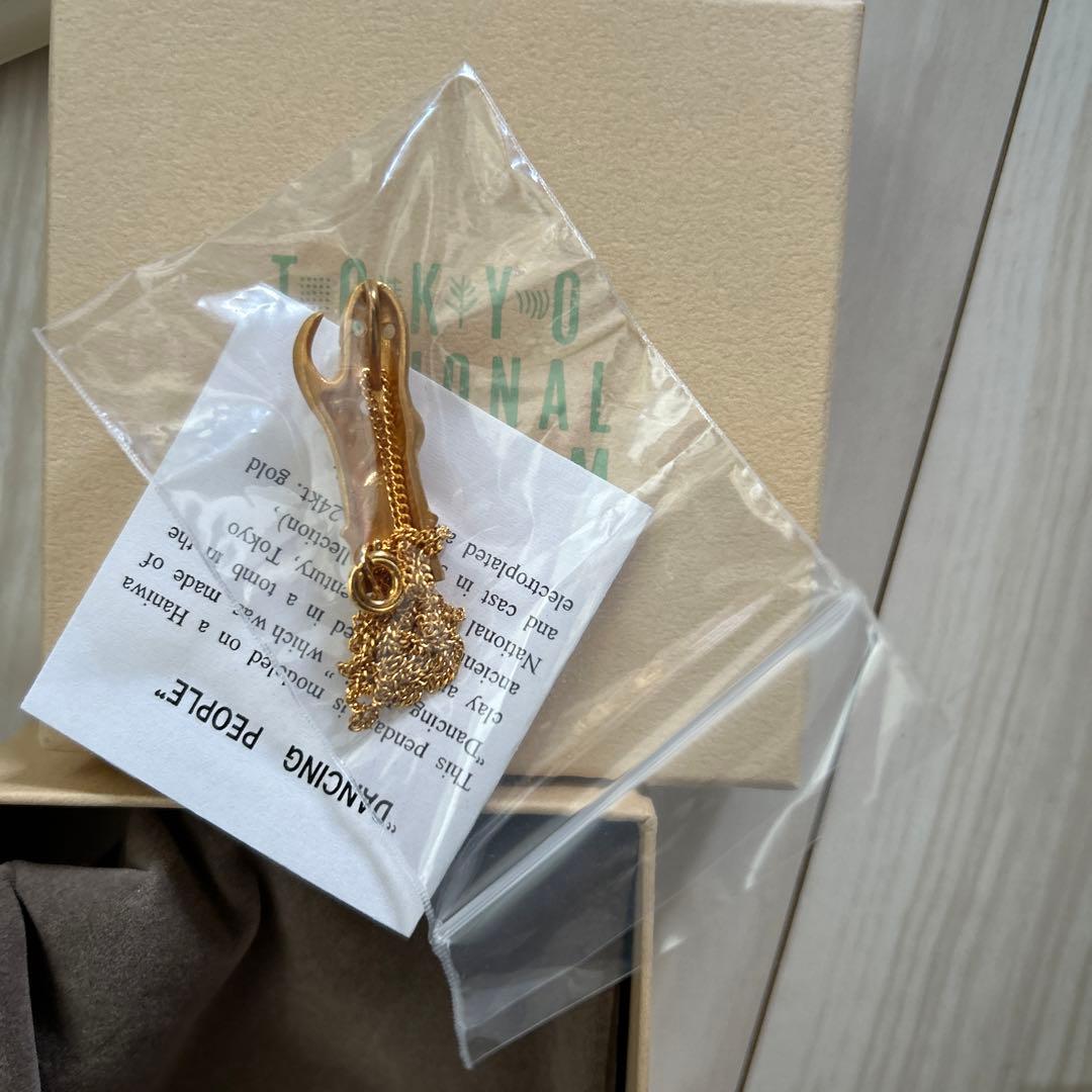 新品東京国立博物館　未使用埴輪はにわ型ネックレス