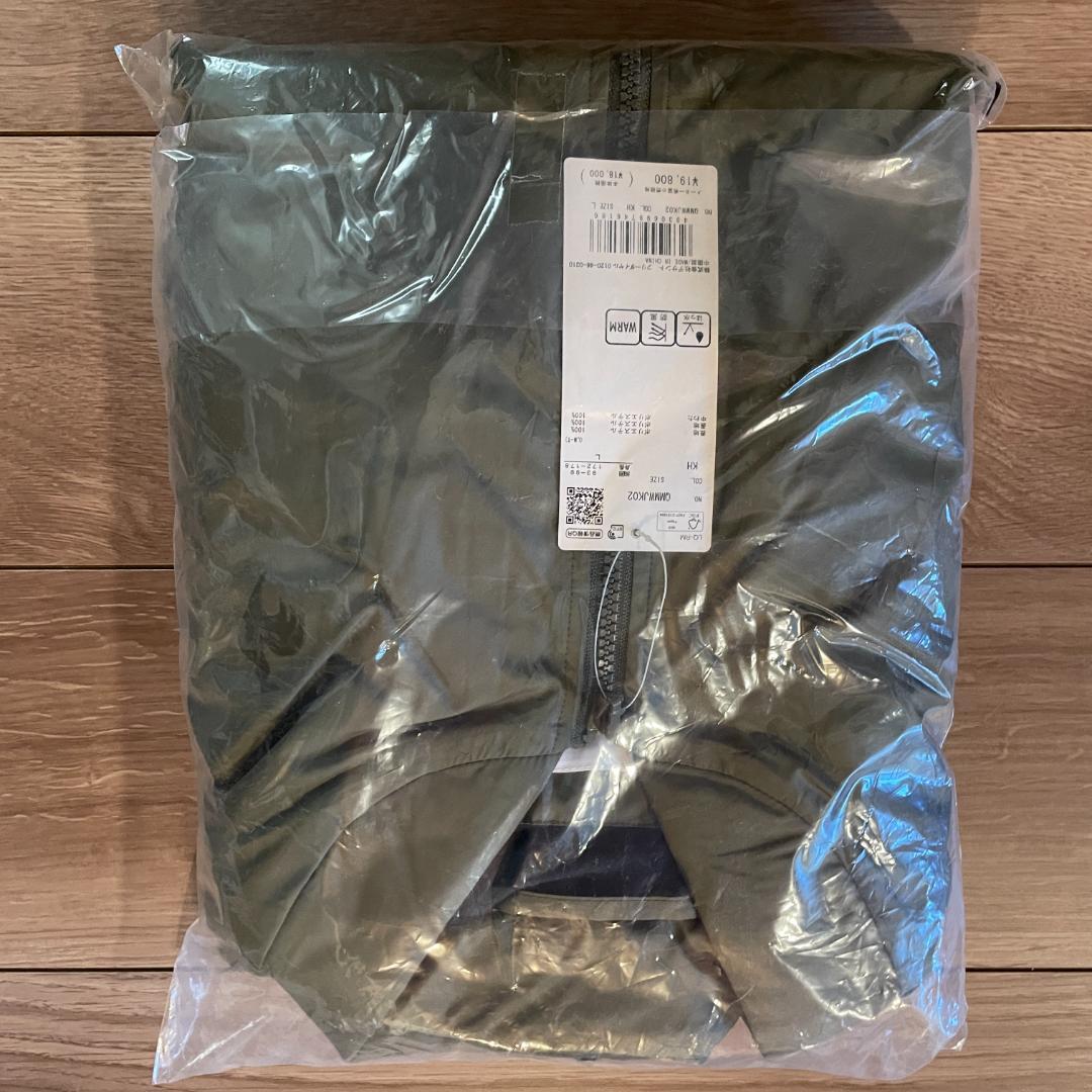 新品 le coq スマートパディングジャケット ヒートナビ カーキ L