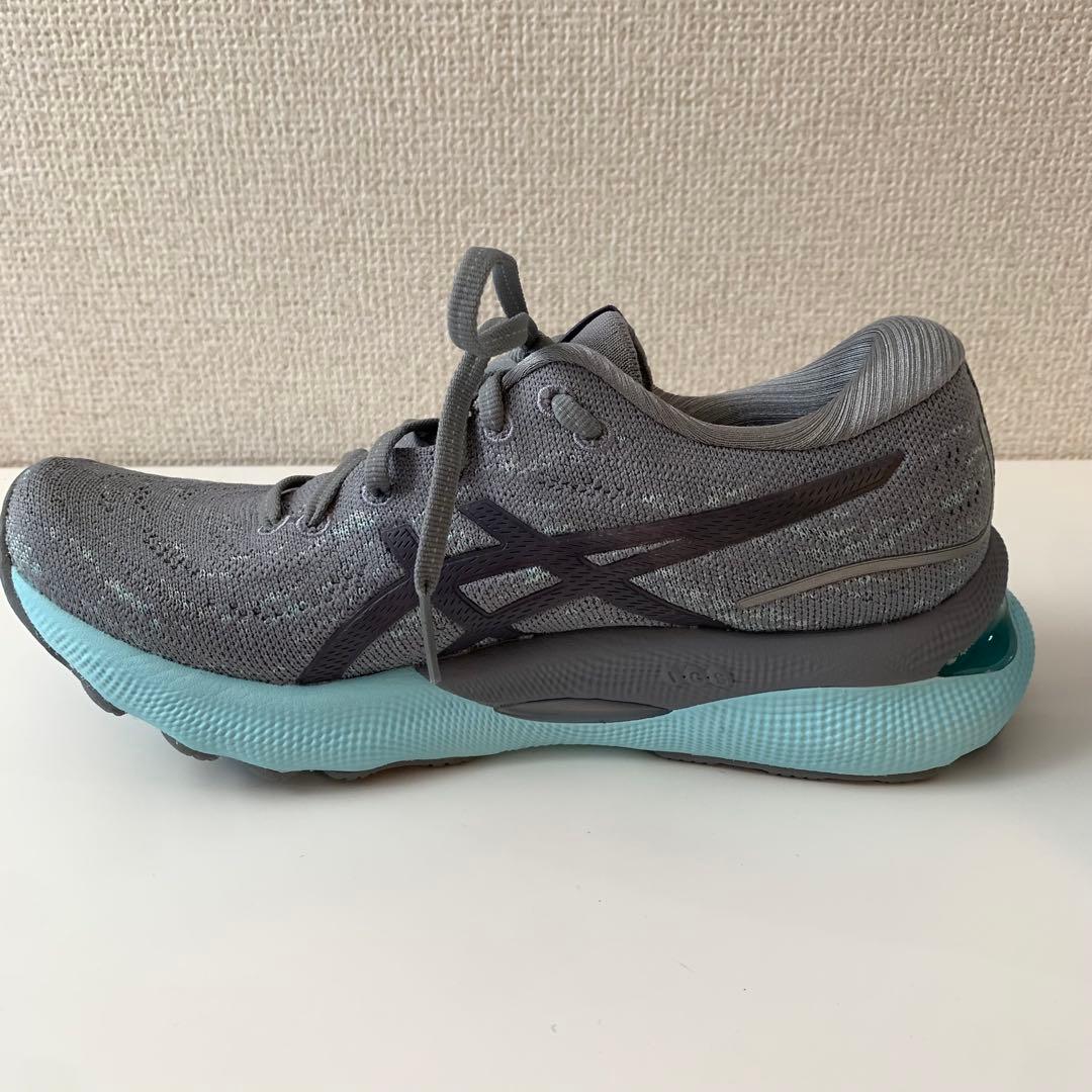 【ASICS】アシックス GEL-NIMBUS 24 グレー/ライトブルー