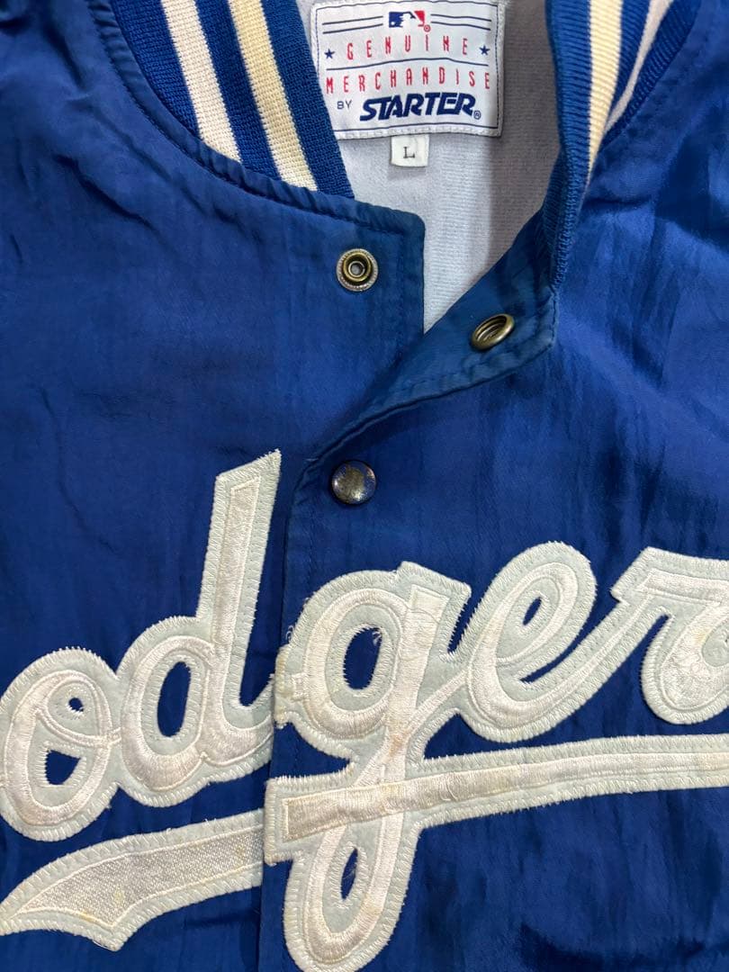 Dodgers ジャケット 青　野茂英雄　野球　メジャー