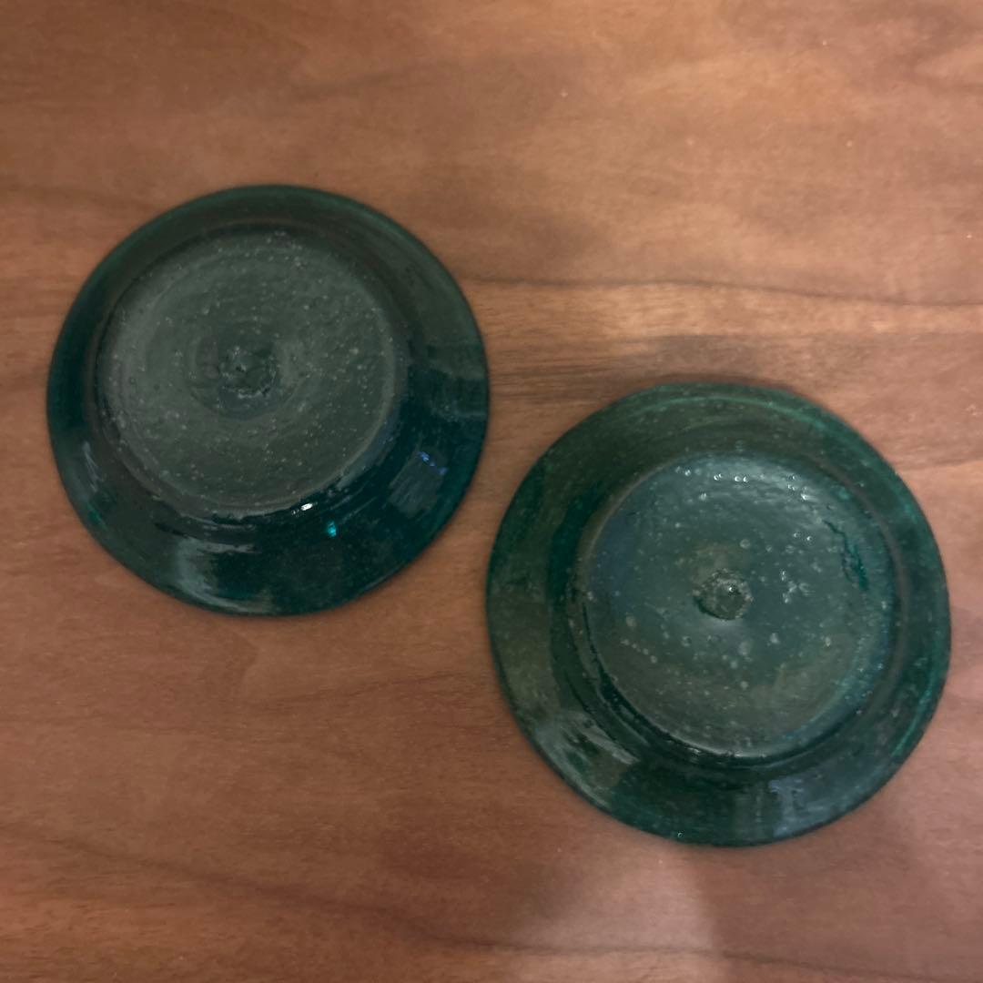 倉敷ガラス 小谷眞三小皿12cm 2枚