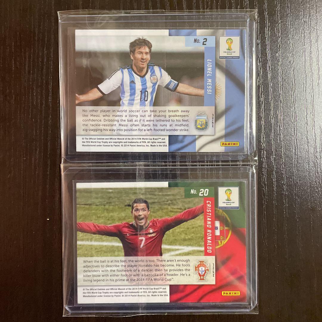 メッシ　C・ロナウド　panini 2014 BRASIL worldcup