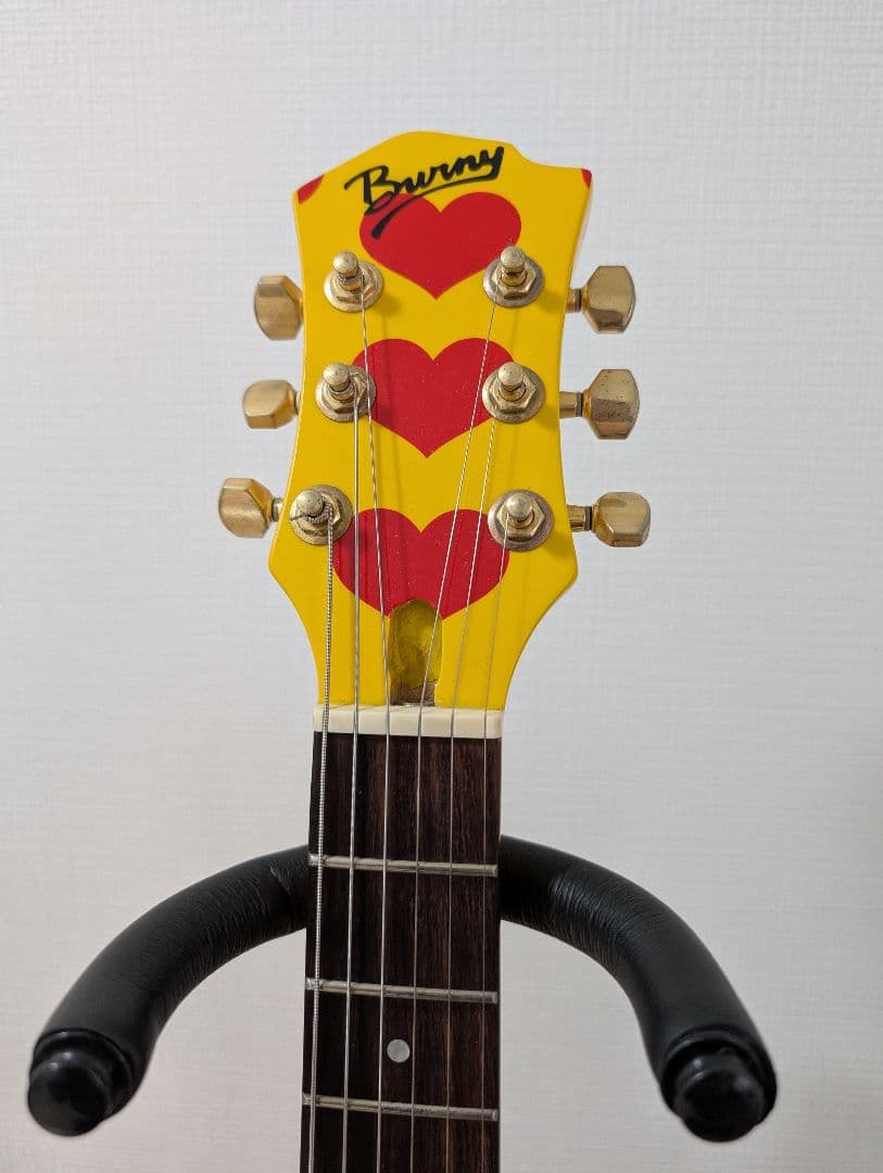 希少 BURNY YH-JR hideモデル アンプ内蔵 モッキンバード ギター