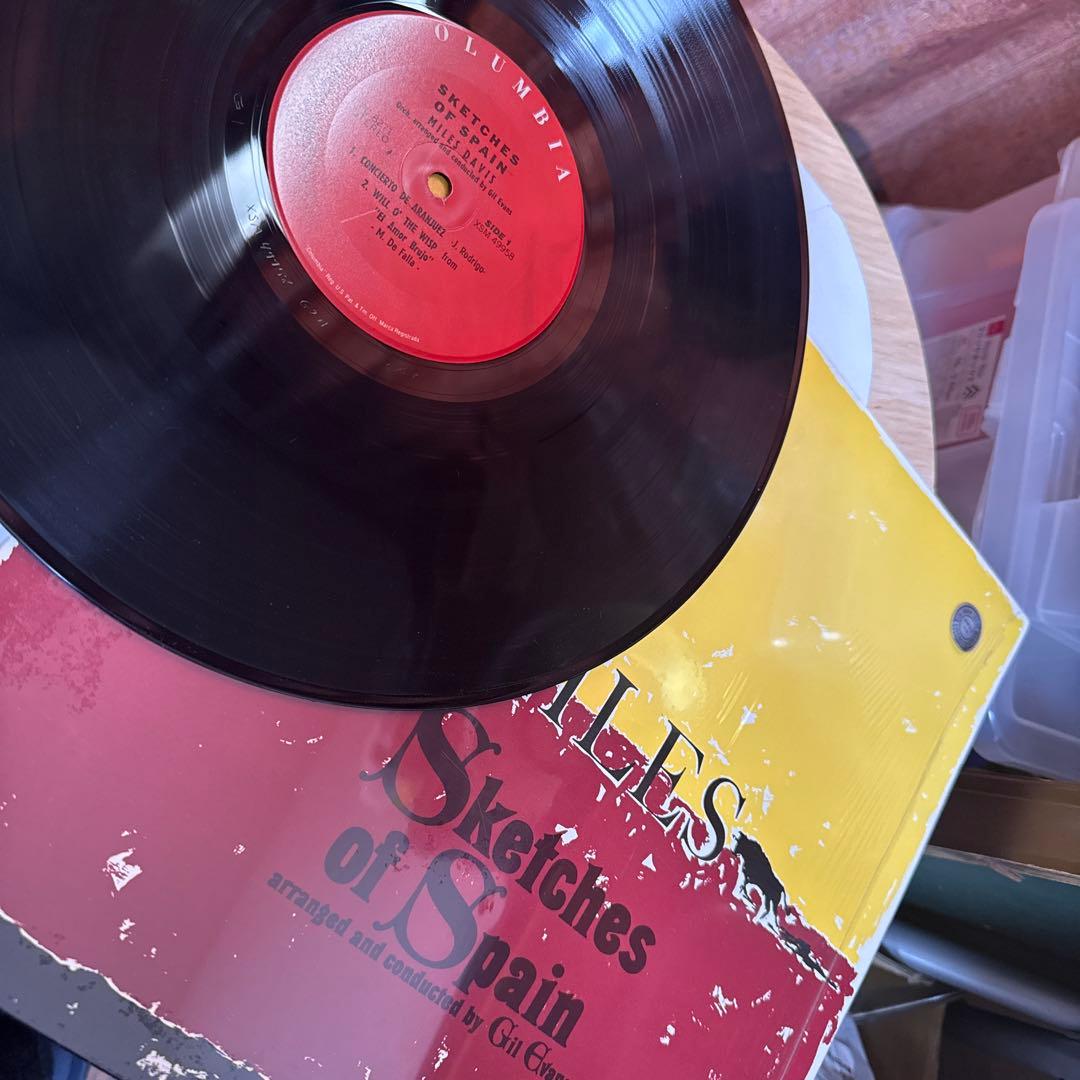 LP12in米盤マイルスデイビスの4枚 写真参照　盤ジャケ良好