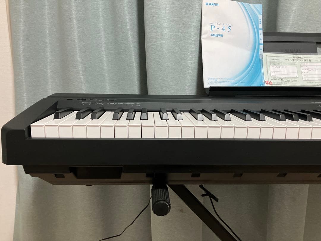 【美品・送料込/スタンド・キーカバー付】2023年製YAMAHA P-45B