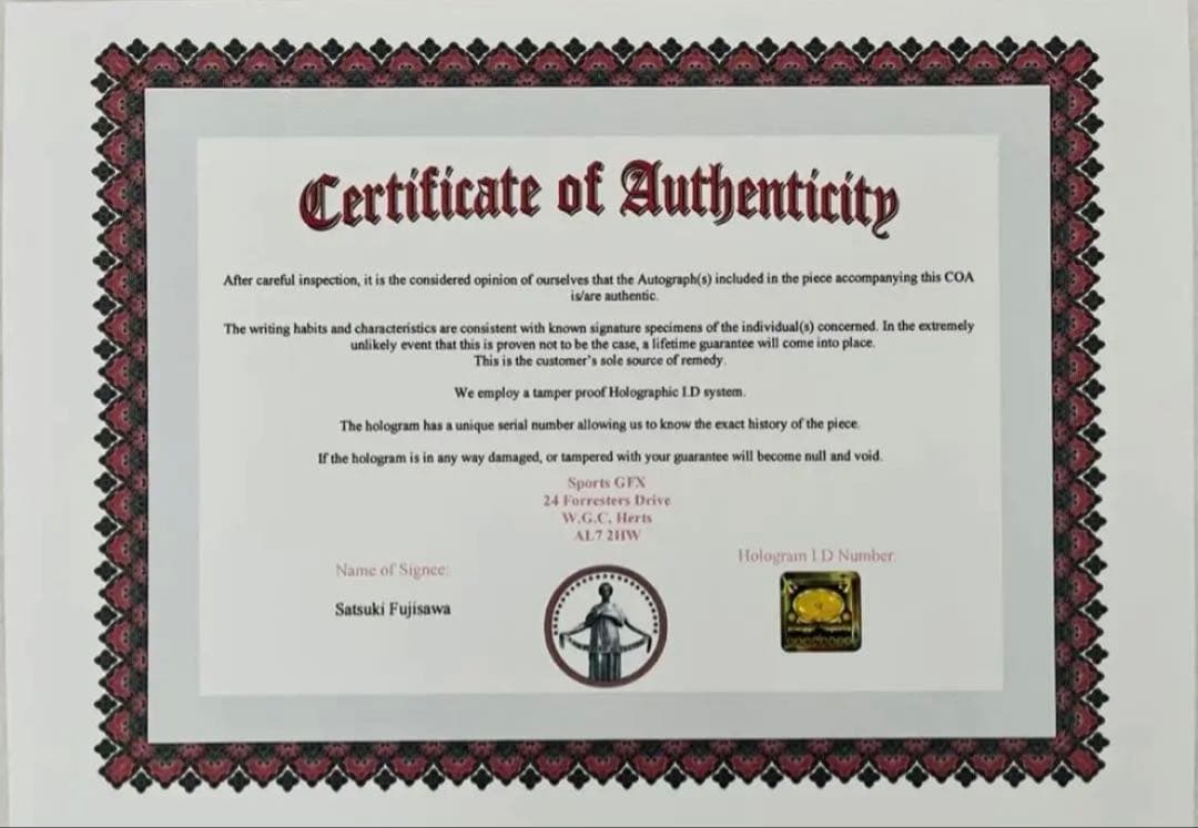 直筆サイン付き写真 ロコ•ソラーレ4選手 藤澤五月 吉田知那美ほか証明書付 4枚