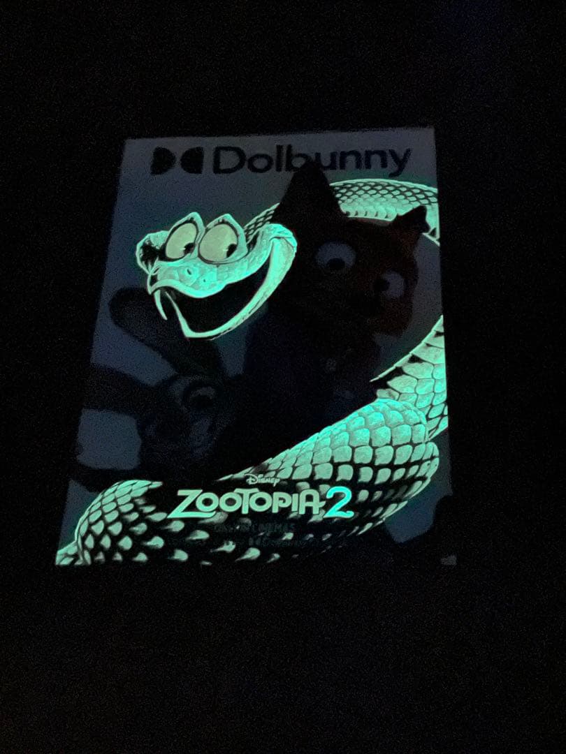 ディズニー ズートピア２ 台湾 限定 映画　特典 A3ポスター