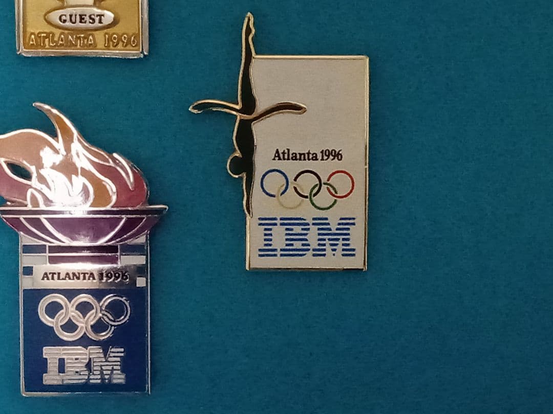 値下げしました　アトランタオリンピック1996年　IBM公式ピンバッジセット