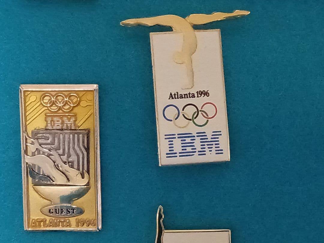 値下げしました　アトランタオリンピック1996年　IBM公式ピンバッジセット