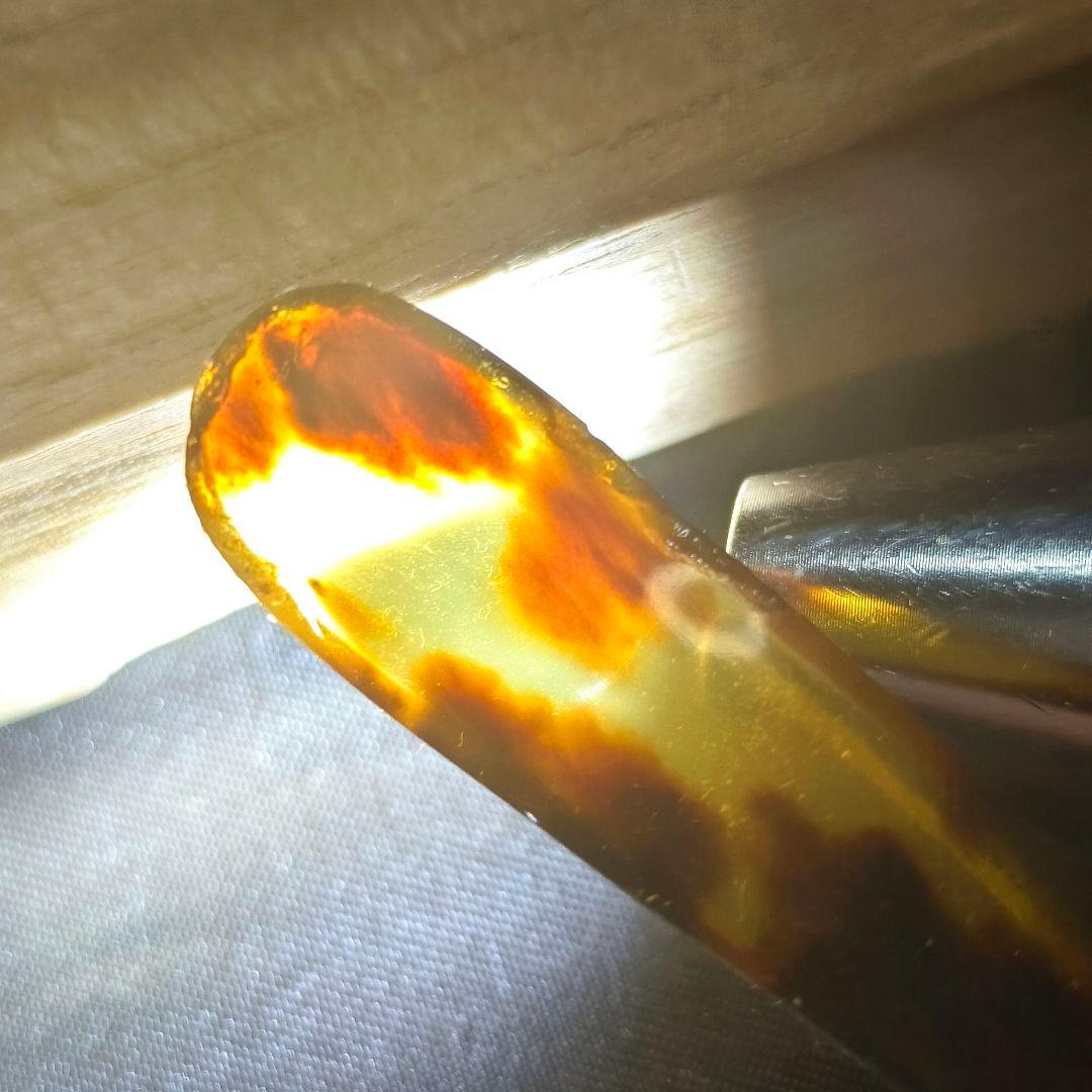 茶道具 べっ甲製茶杓 共箱付き 未使用美品 時代物 貴重材 旧家蔵出し 送料無料