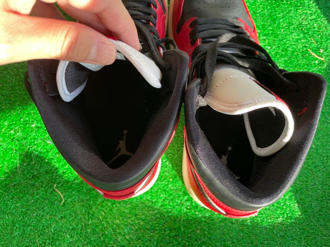 JORDAN 1 MID (554724-069)ジョーダン1 赤黒 26.5