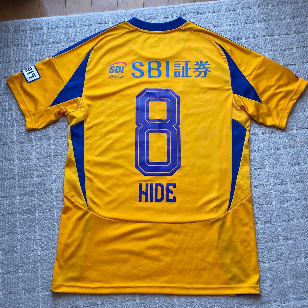 ベガルタ仙台2025年ユニフォーム　武田英寿選手 背番号8 サイズXL