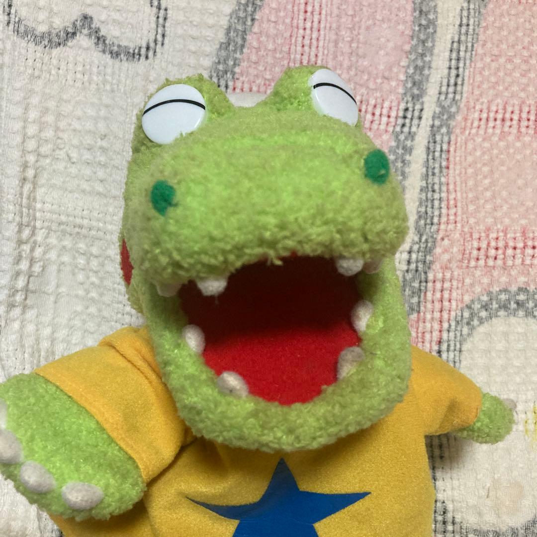 ざわざわ森のガンコちゃん　バンバン　ぬいぐるみ　パペット　ぬいぐるみの三英　中古