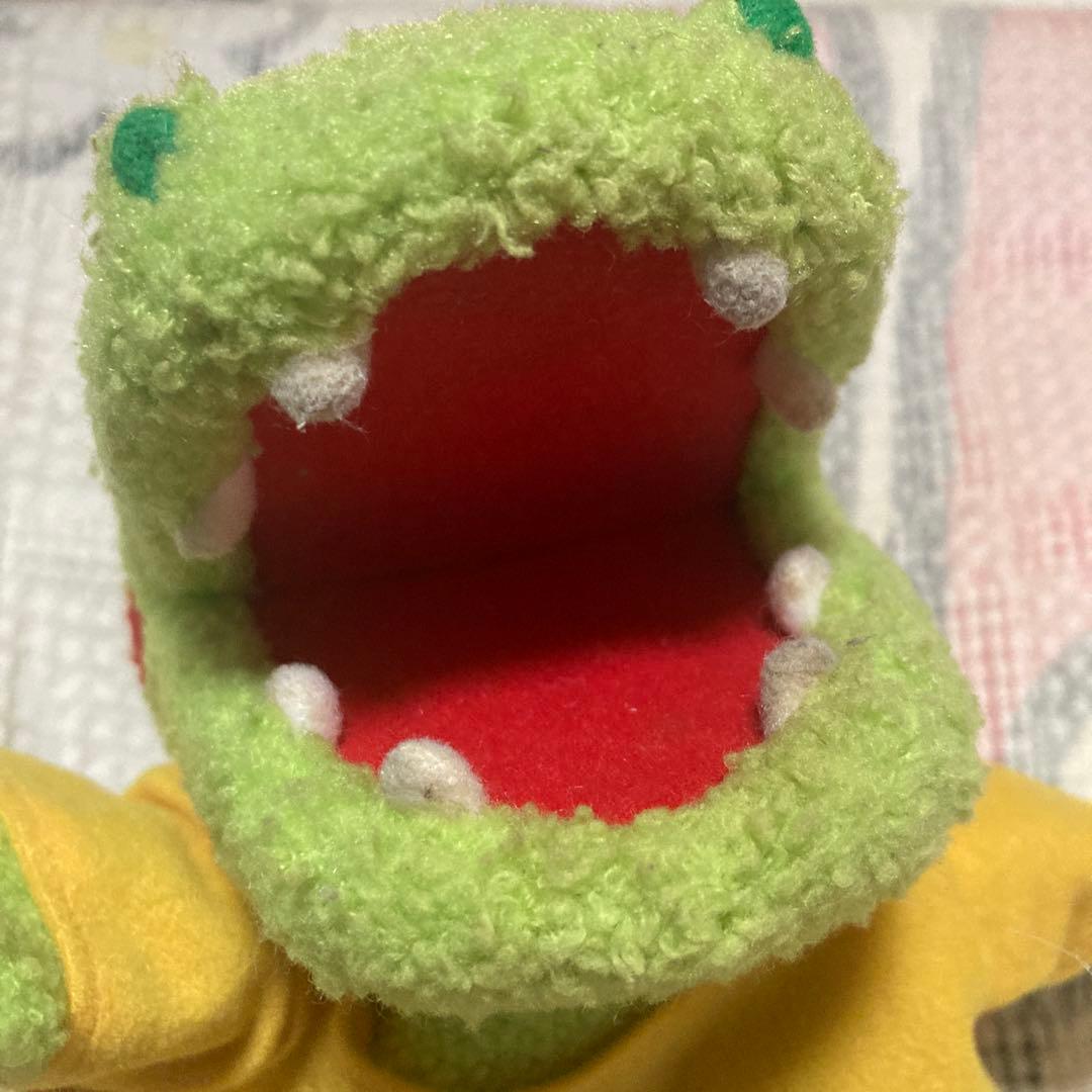 ざわざわ森のガンコちゃん　バンバン　ぬいぐるみ　パペット　ぬいぐるみの三英　中古