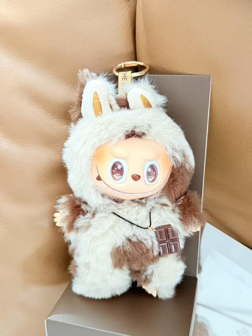 ジモモ　zimomo ふわふわ　ぬいぐるみ　チョコレート　キーホルダー