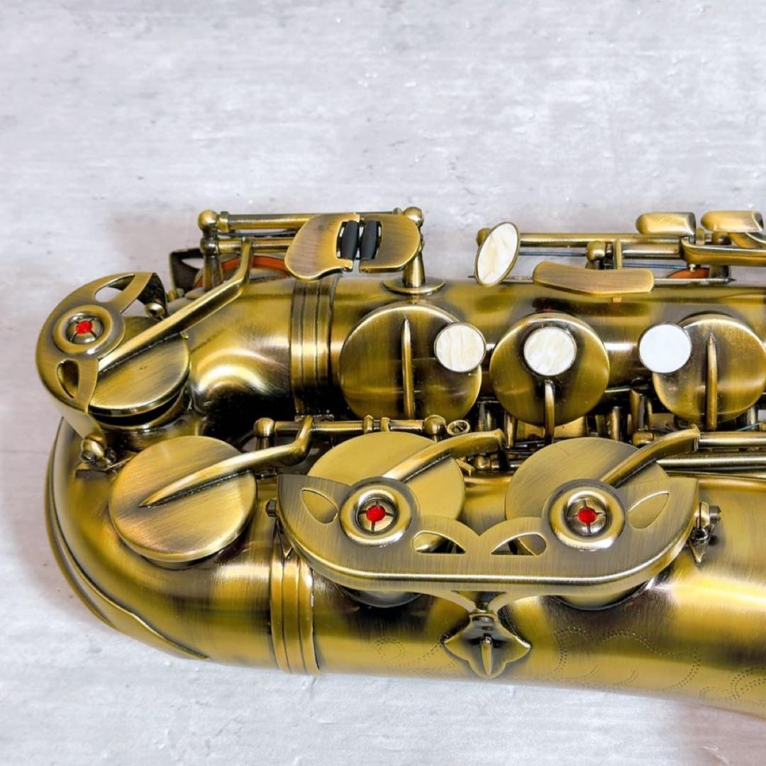 ほぼ未使用! ケルントナー　ブロンズ アルトサックス ハードケース 管楽器