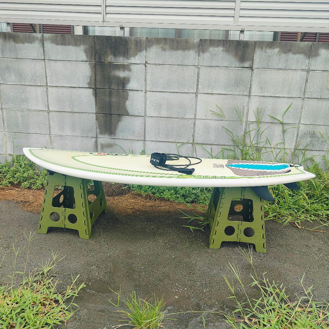 【極美品】NSP ショートボード 5’6” フィッシュテール 付属品完備 送料込