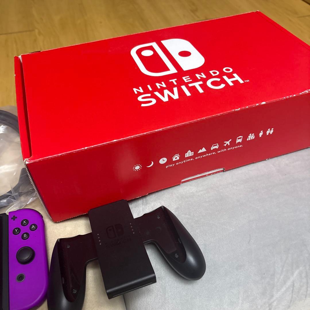 Nintendo Switch 本体 ピンク/紫 ジョイコン付き