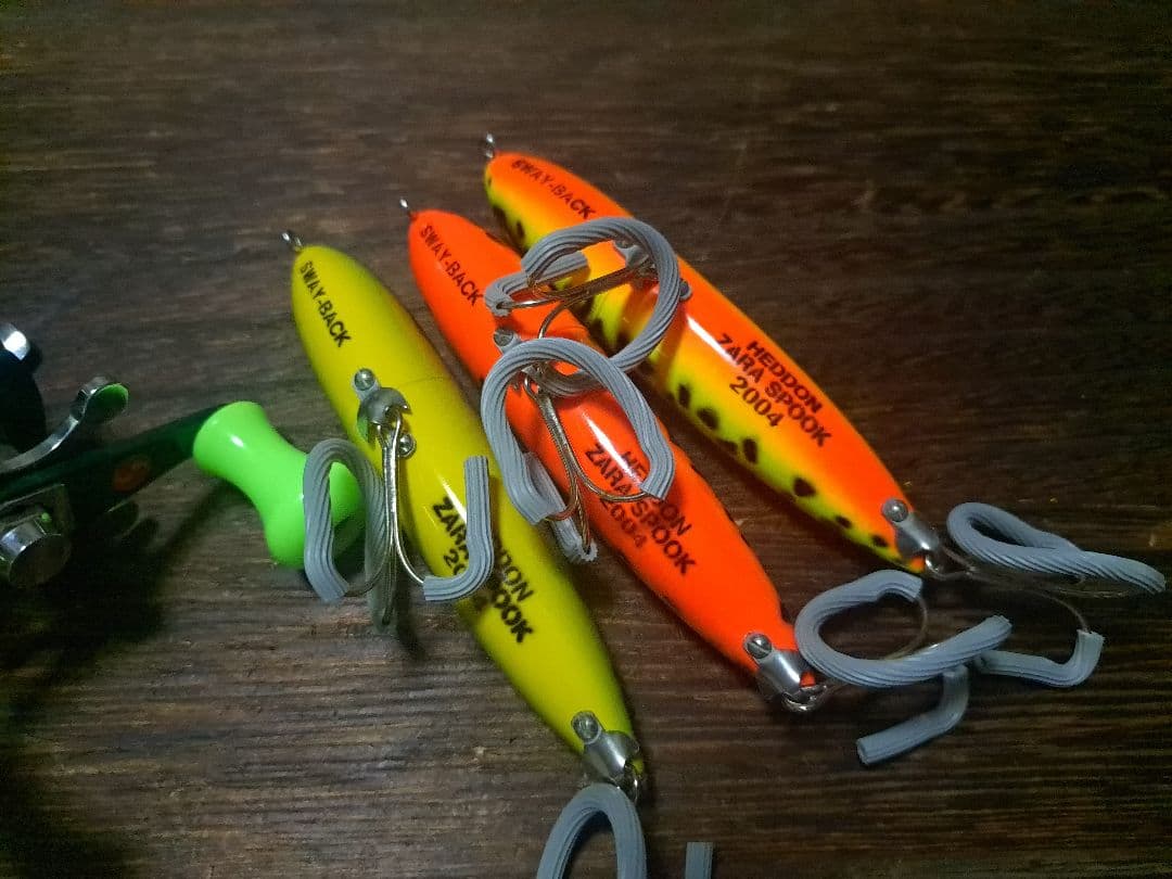 ヘドン　スウェイバック　ザラスプーク　イケメンカラー3色セット