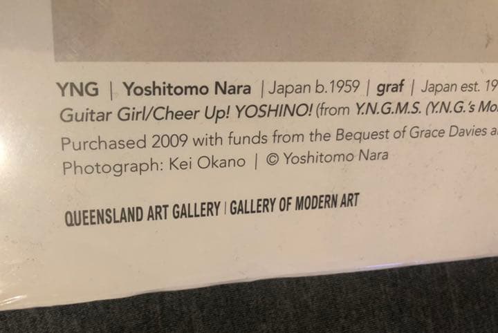 奈良美智 guitar girl ポスター