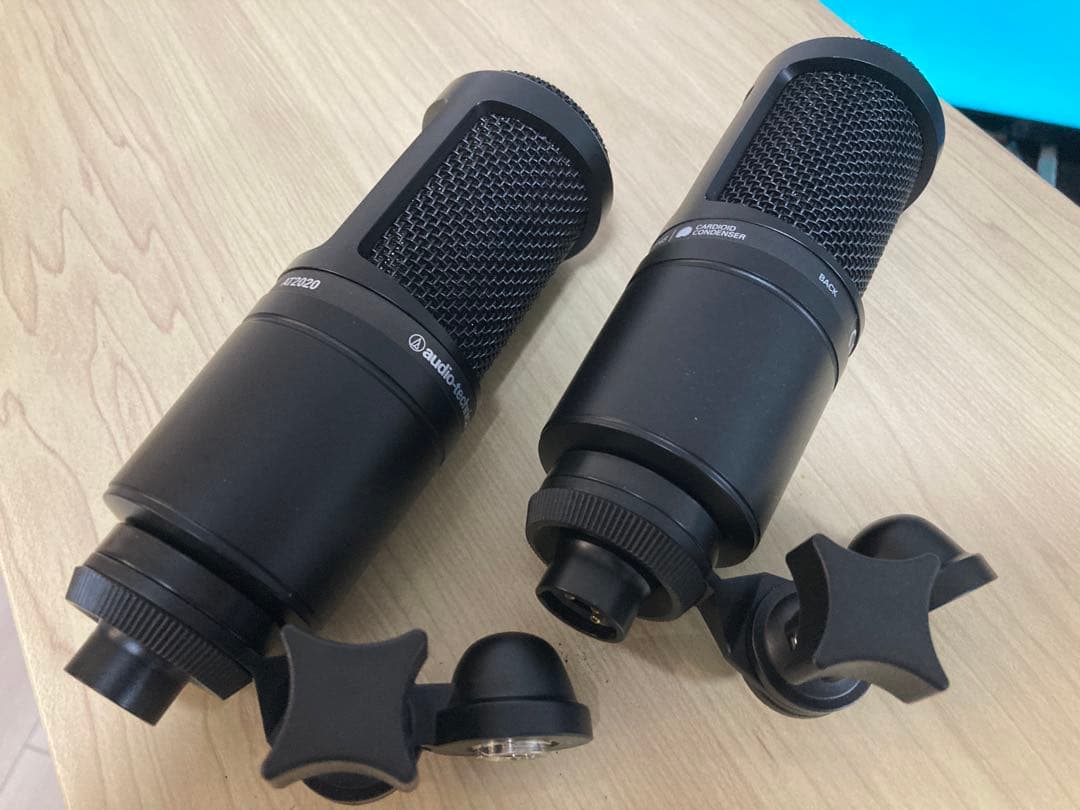 Audio-technica AT2020 コンデンサーマイク　2本セット