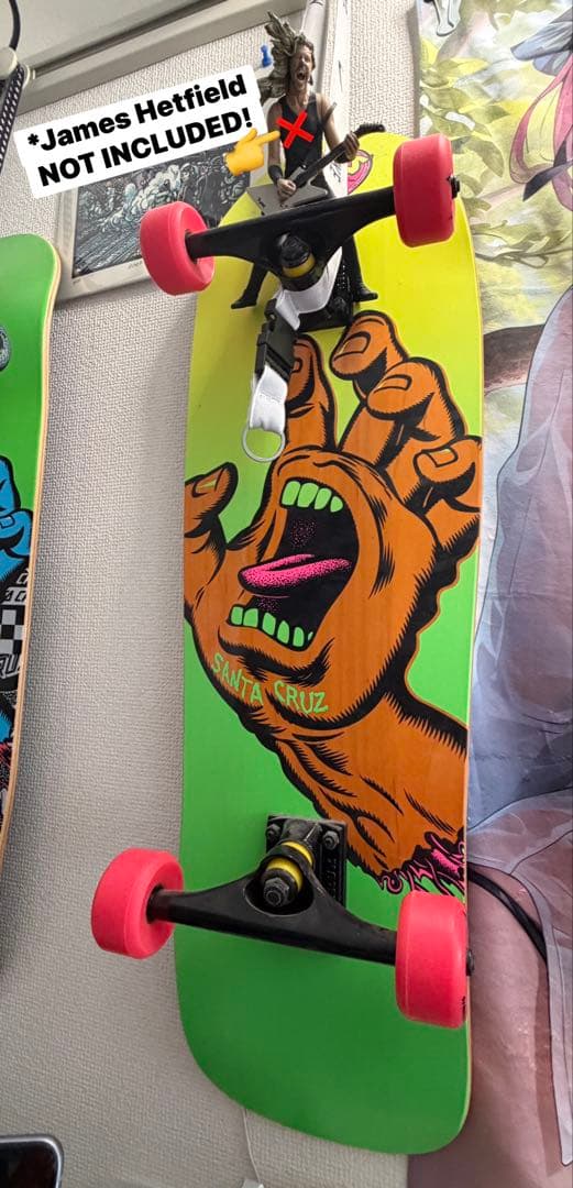 サンタクルーズ スケートボードMISSING HAND SHAPEDクルーザー