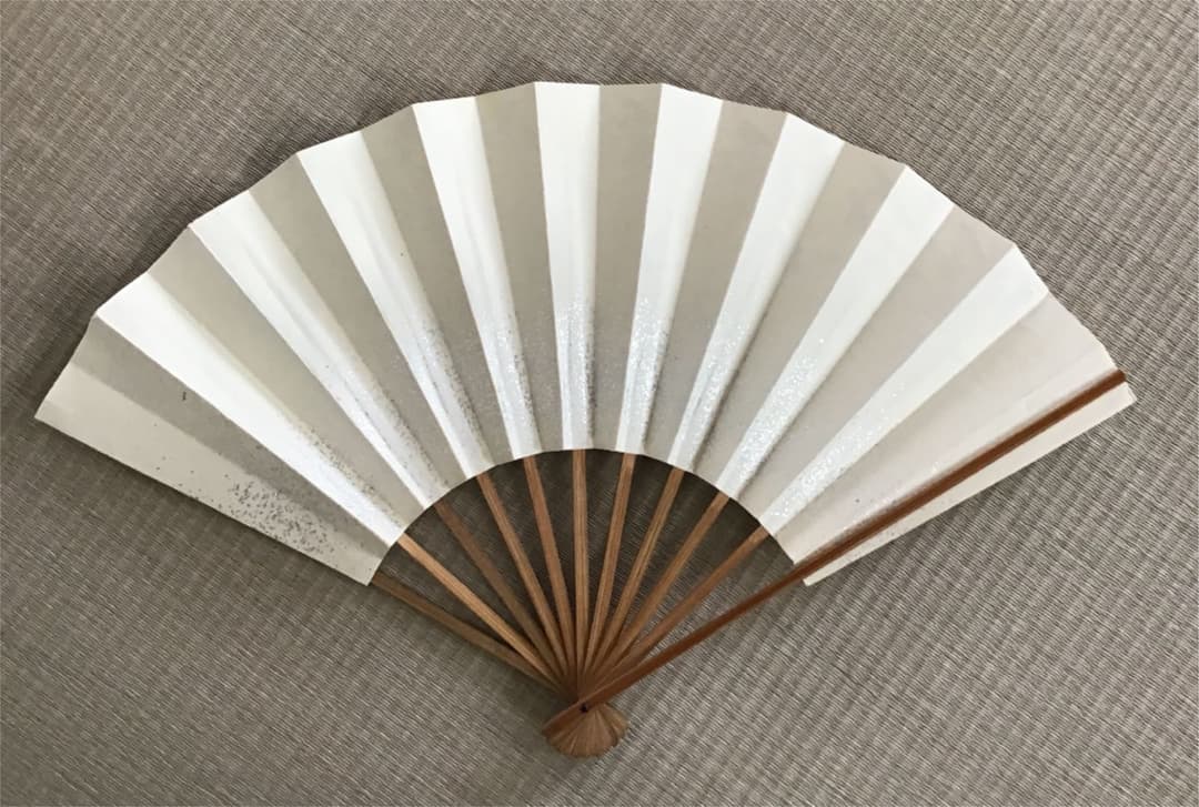 【安藤耕斎 あんどうこうさい 柘榴図】扇子