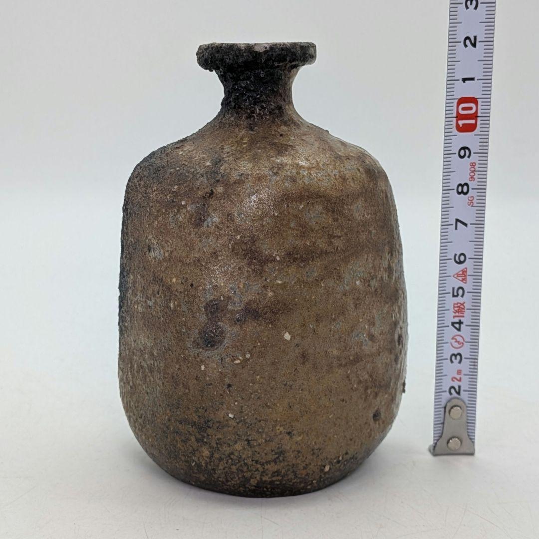 本山和泉 備前焼 窯変徳利 共箱栞 とっくり 酒器 食器 一輪挿し花入 花瓶