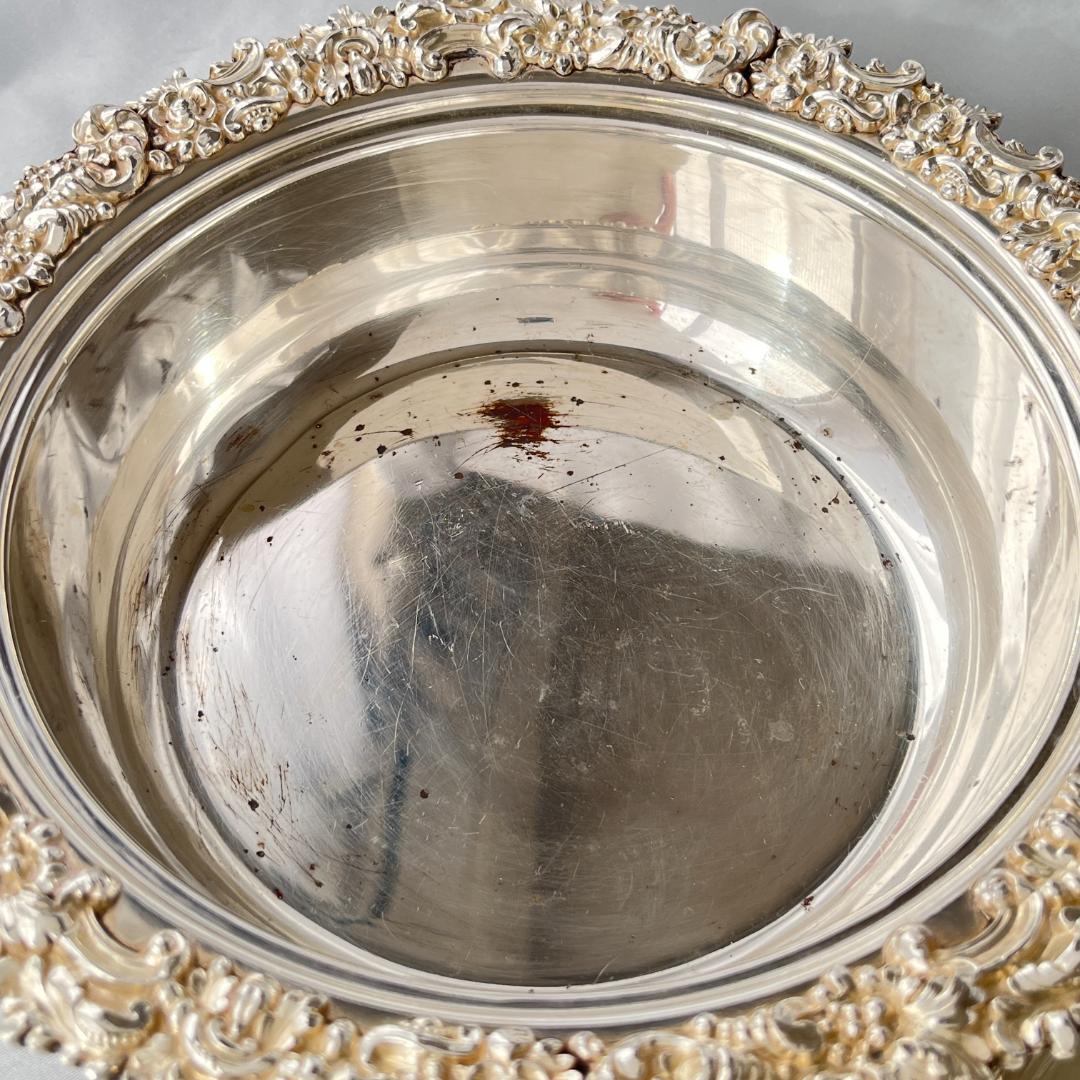 【英国】 ビクトリアンのマフィンディッシュ 【シルバープレート】